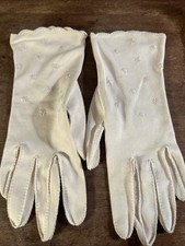 Sz 7 Vintage star detail Gloves dress womens ...