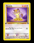 1999 Pokemon MEOWTH Jungle Set 1ST EDITION Non Holo Card 56/64 Ink Dot Error NM