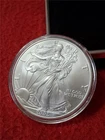 2002 American 1oz Silver Eagle ASE UNCIRCULATED .999 SILVER OGP & C.O.A #MF-1838