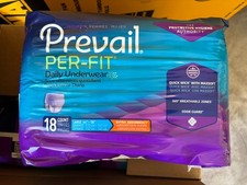 4 Prevail~Per-Fit Daily Women's Adult Underwear 18ct Pkg. Size Large (44" - 58")