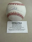 DONTRELLE WILLIS #35 AUTOGRAPHED SIGNED OFFICIAL MAJOR LEAGUE BASEBALL (OMLB)