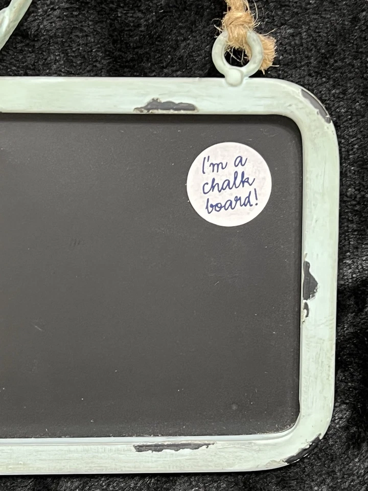 Idea Market Paris Wall Decor Meda Green Chaulk Board Message Center 9"x6"x 1" - Image 4 of 4