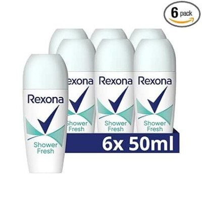 Rexona Deo Roll-On Shower Fresh Anti Transpirant mit 48 Stunden Schutz gegen