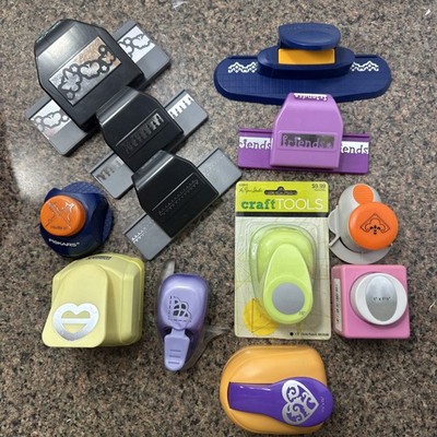 LOT OF 12 Corner Border Edge Paper Punches Marvy Ek McGill Fiskars and Others