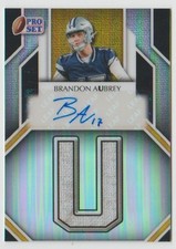 2025 Pro Set Brandon Aubrey Metal Surname U Signatures Gold Auto 2/5 SSP Cowboys