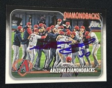 Tristin English Signed 2024 Topps Series 2 Autographed Auto Dbacks Team Card