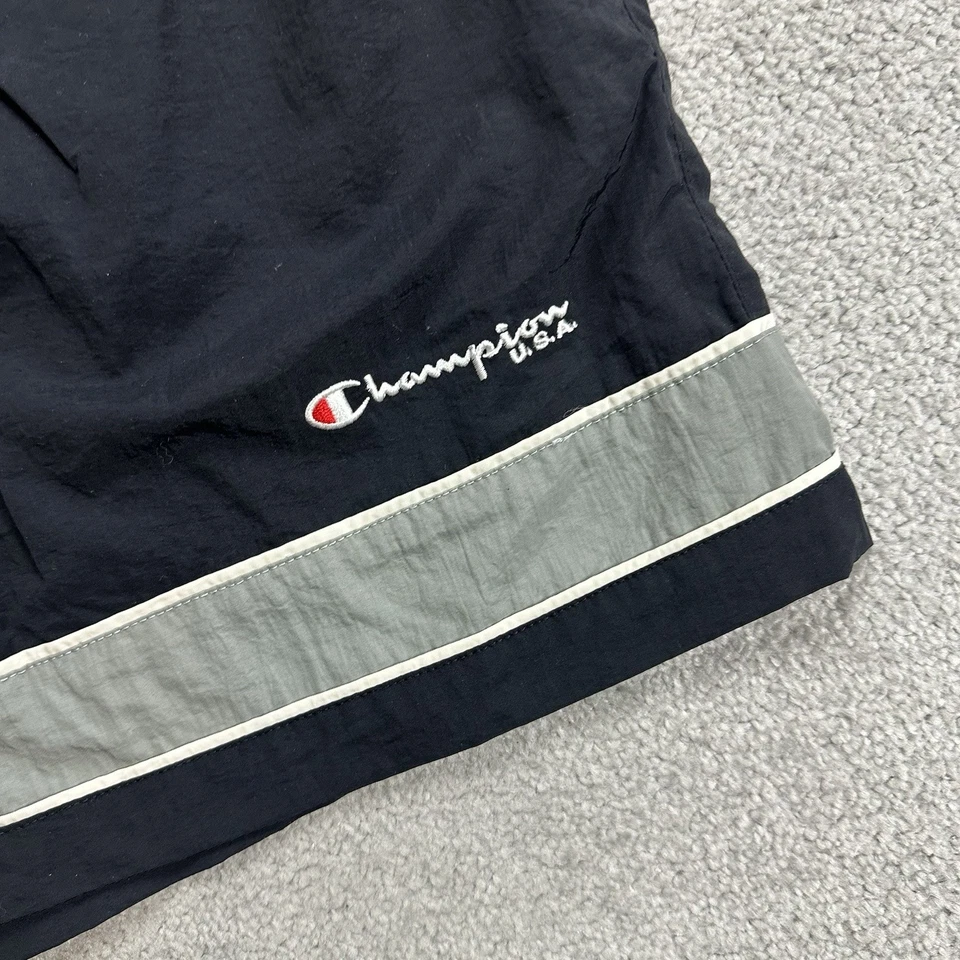 CHAMPION Herren Badehose Badeshorts Gr XL Travel Sport Shorts Logo Schwarz 18216 - Bild 4 von 4