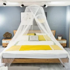 Mosquito Nets Round Hoop Sheer Bed Canopy for All Kids Baby Cribs Ideal for H...