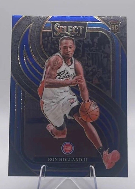 Panini 2024-25 Select Basketball Ron Holland II Detroit Pistons #198 Premier RC