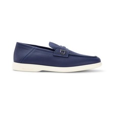 Ferragamo Gancini-Plaque Leather Loafers