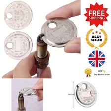 Gap Tool - 0.6-2.4mm Spark Plug Gage - Coin-Type Feeler Measurement