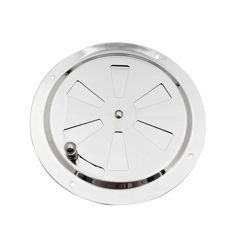 Petit Plat De Service Rond Inox - Vintage - Fabrication Française - Occasion