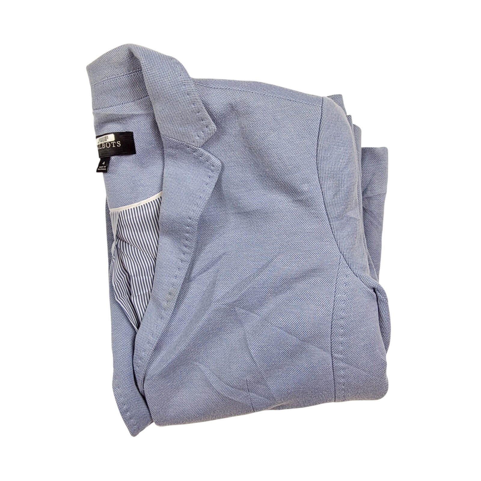 Talbots Blue Two Button Front Closure Patch Pocke… - image 3