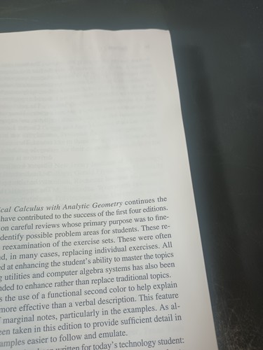 Technical Calculus with Analytic Geometry Hardcover-Kuhfitt -Acceptable - Picture 9 of 9