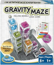 ThinkFun Gravity Maze - Falling Marble Logic Game - Challenging STEM Toy for Kid