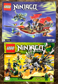 Lego Ninjago Manual Only Lot 6 Instruction Books 70738 9450 70615 9441 70503