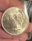 1923 Peace Dollar $1 Silver Coin Circulated Uncertified