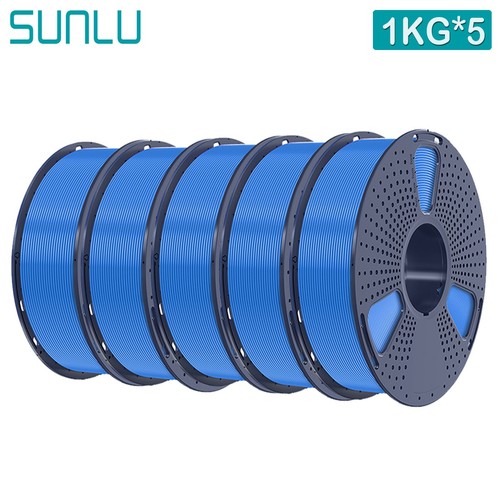 SUNLU PLA+2.0 5KG 10KG 3D Drucker Filament 1.75mm PLA PLUS 2.0 Schwarz 1KG/Spule - Afbeelding 21 van 50