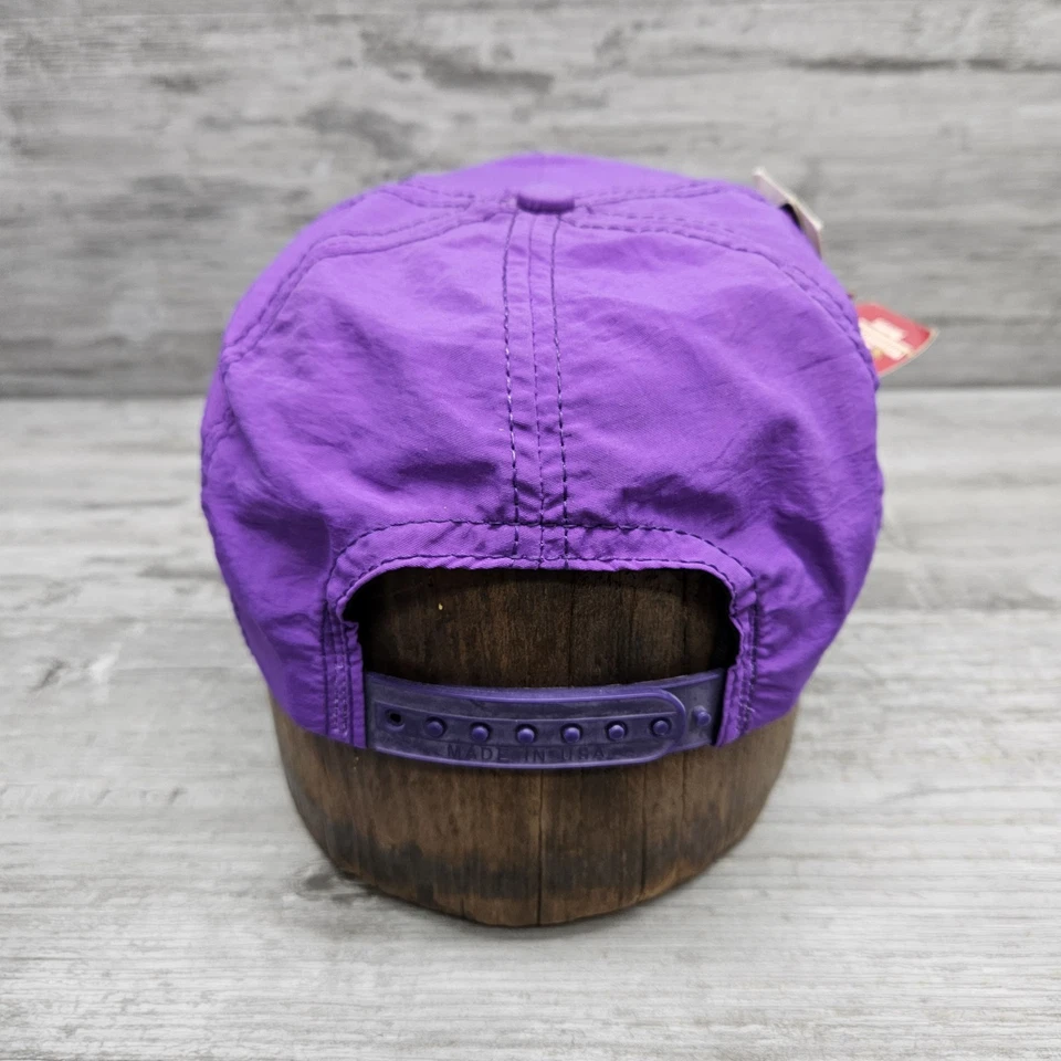 Vintage Motorsport Traditions Snapback Hat Winston Cup Series NASCAR Purple USA - Image 4 of 4