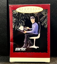 Vinage/1996 Mr. Spock, Star Trek Hallmark Keepsake Ornament 30 Years Old