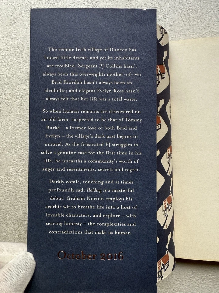 Holding Graham Norton 2016 UK Uncorrected Proof + Author Letter Hodder Rare Copy - Image 3 of 4