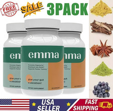 3 Pack Emma Gut Health Supplement 180 Capsule...