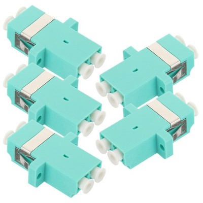 5 PCS ethernet cables Fiber Optic Adapter Fiber Optic Multimode Box