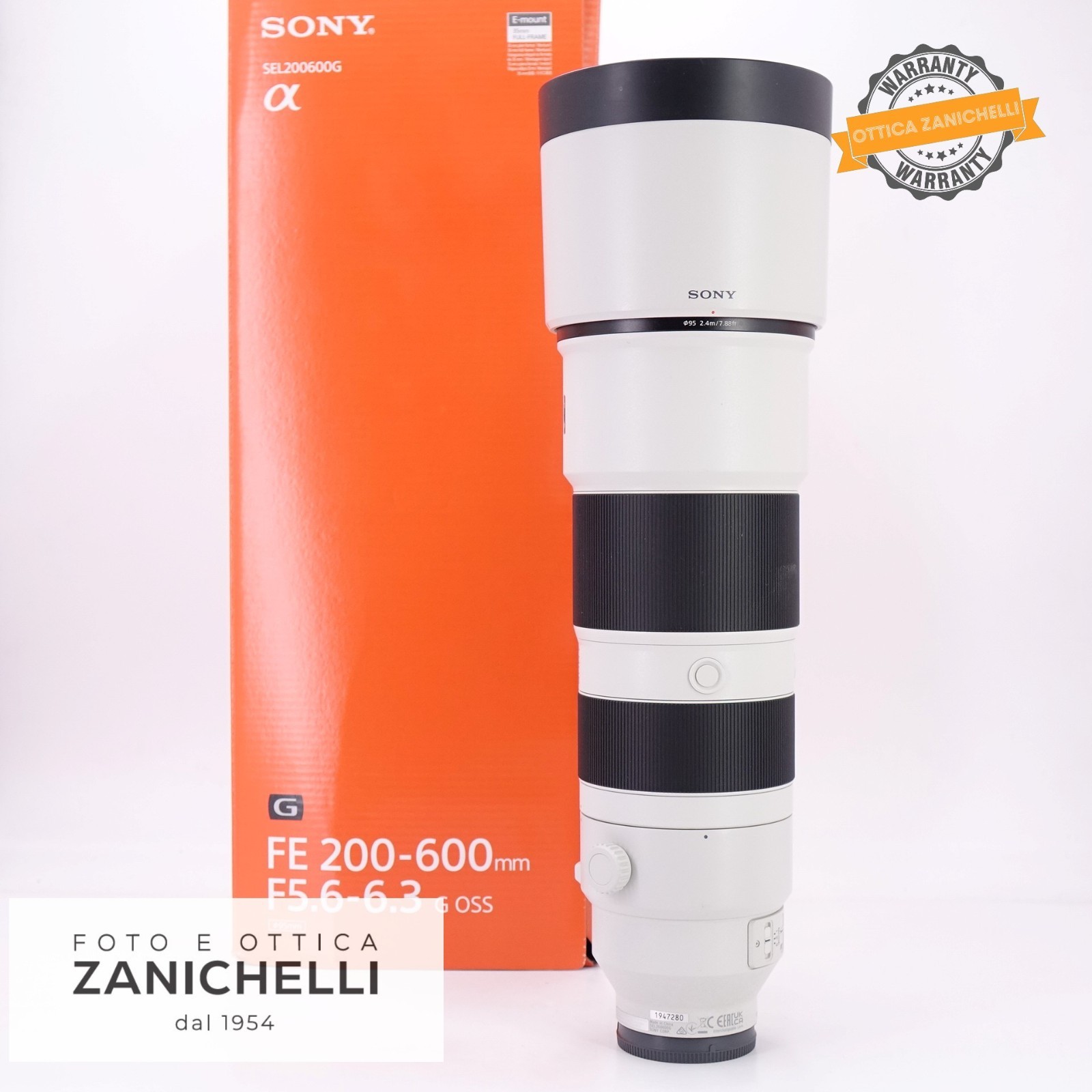 Sony FE 200-600mm f/5.6-6.3 G OSS Usato (G885)