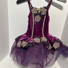 Revolution Dancewear Costume Grape Floral Size SC