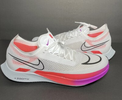 Nike ZoomX Streakfly 5K/10K Running Sneakers White Crimson Men's 10.5 DJ6566-100