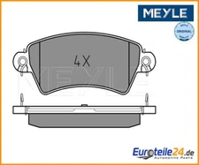 Brake pad set, disc brake Meyle 0252339617 for Peugeot