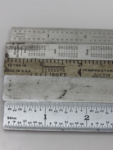 Machinists 6" Ruler Lot Craftsman Lufkin General Vintage 40136 C-2220 9-40644 - Picture 8 of 8