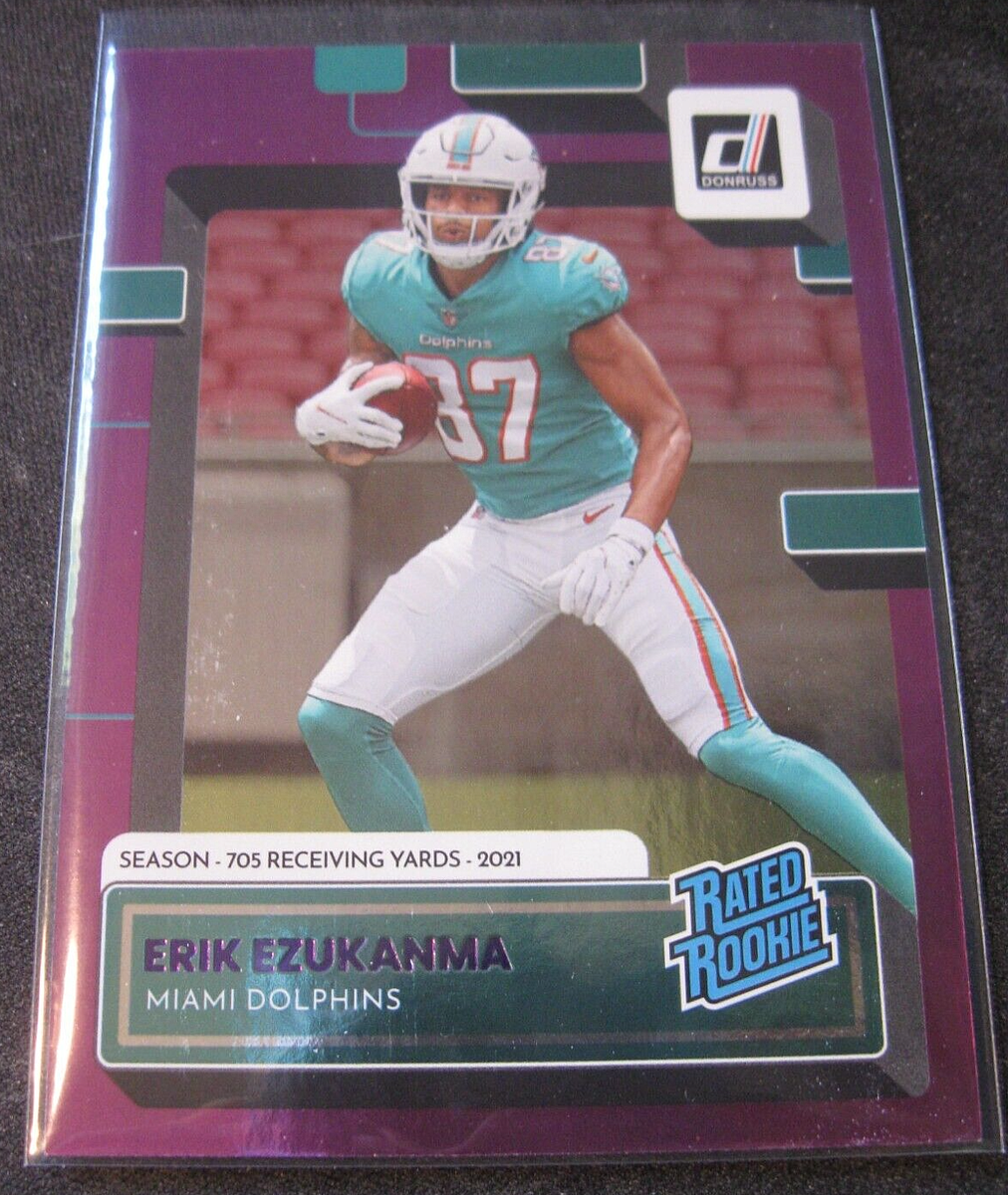 ERIK EZUKANMA 2022 Donruss Season Stat Line Purple RR #339 138/500 MINT RC ERIK EZUKANMA 2022 Donruss Season Stat Line Purple RR #339 138/500 MINT RC