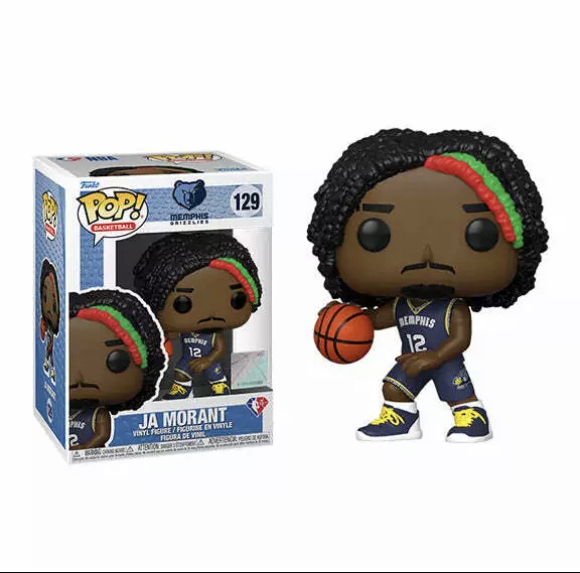 Sale Funko Pop Basketball Nba Memphis Grizzlies Ja Morant #129 Blue City Edition