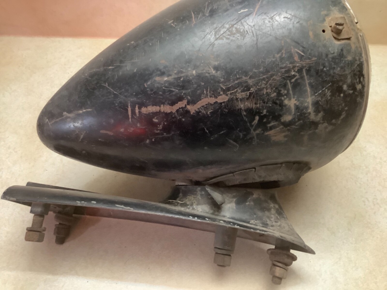 Rite Way HEAD Light early AuToMoBiLe VINTage TRUCK LAMP CORCORAN Brown