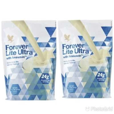 2X Forever Living Lite Ultra With Aminotein Protein Shake 24g Per Serving