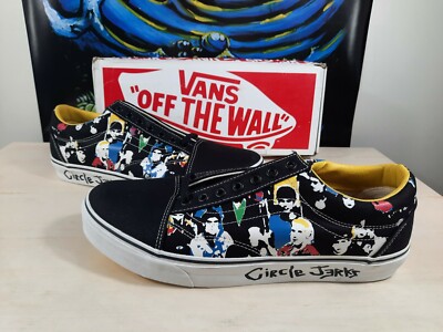 Vans Old Skool X Circle Jerks 11.5 Punk Hardcore Rare Ships Fast!