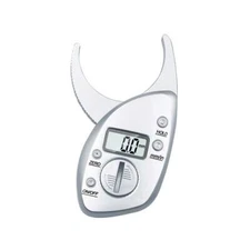 Body Fat Caliper Monitor Electronic Digital Body Fat Analyzer Skin Tester Silver
