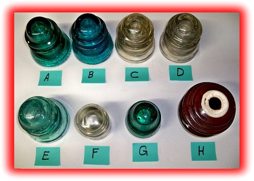 HEMINGRAY WHITALL TATUM BROOKFIELD NY PORZELLAN ISOLATOREN POLHALTERUNG - Bild 1 von 3