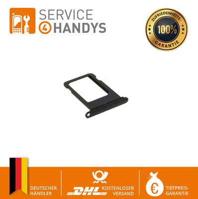 Für iPhone 7 / 7 Plus Sim Card Tray Slot Karten Halter Halterung Schwarz Matt