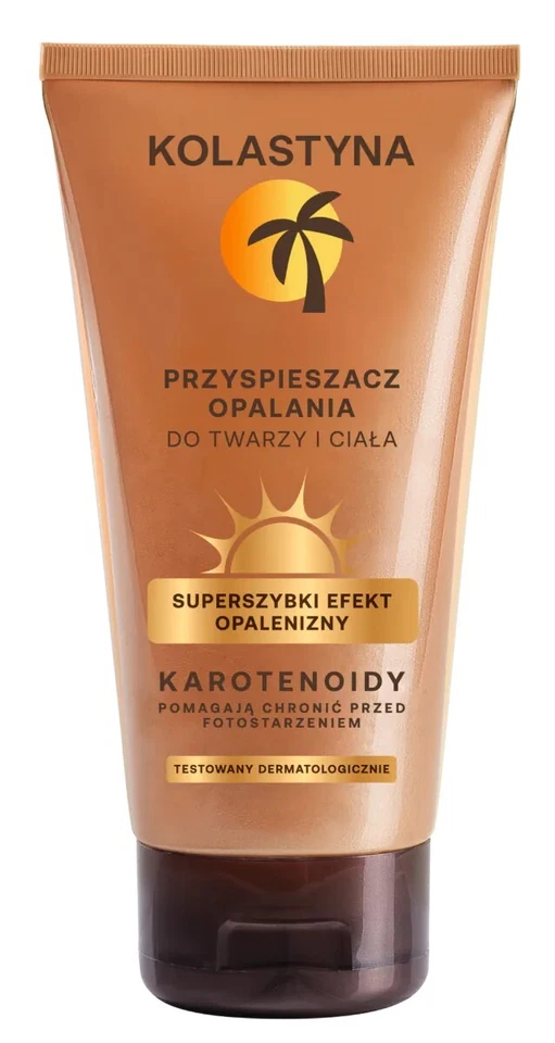 Kolastyna Tanning super accelerator Face & Body Beta Carotene Tan booster 150ml