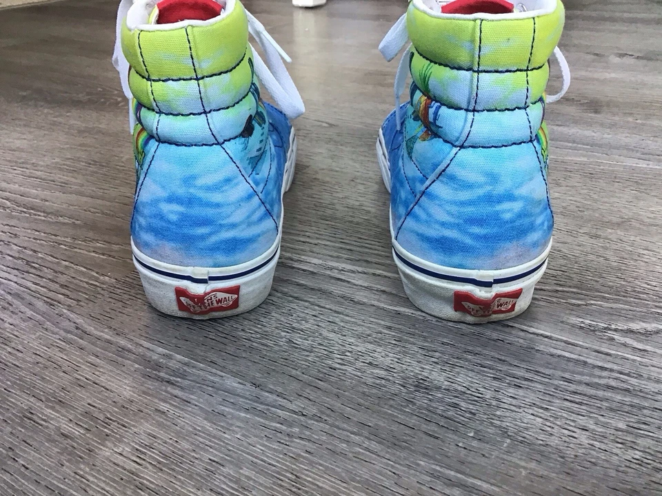 Vans Womens Size 7.5 Sk8-Hi x Spongebob Squarepants Imagination Shoes Mens 6 - Image 3 of 4