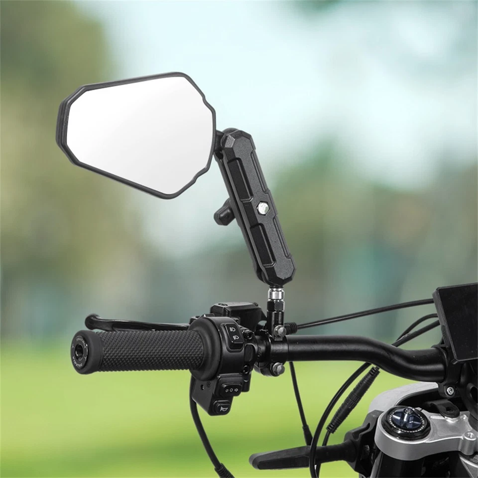 Espejo retrovisor moto 7/8" montaje manillar para Honda CRF230L 300L CRF450L Foto 2 de 4