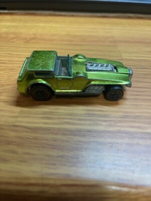 1/64 VINTAGE HOT WHEELS RED LINES 1970 THE HOOD, ANTIFREEZE GREEN, GOOD SHAPE