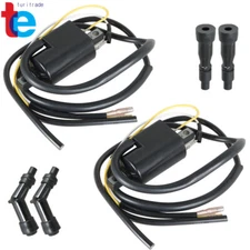 For Honda 750 Four CB750 CB750A F/K 1969-1978 Ignition Coils & Spark Plug Caps