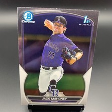 2023 Bowman Draft 1st Bowman #BDC-29 Jack Mahoney Colorado Rockies