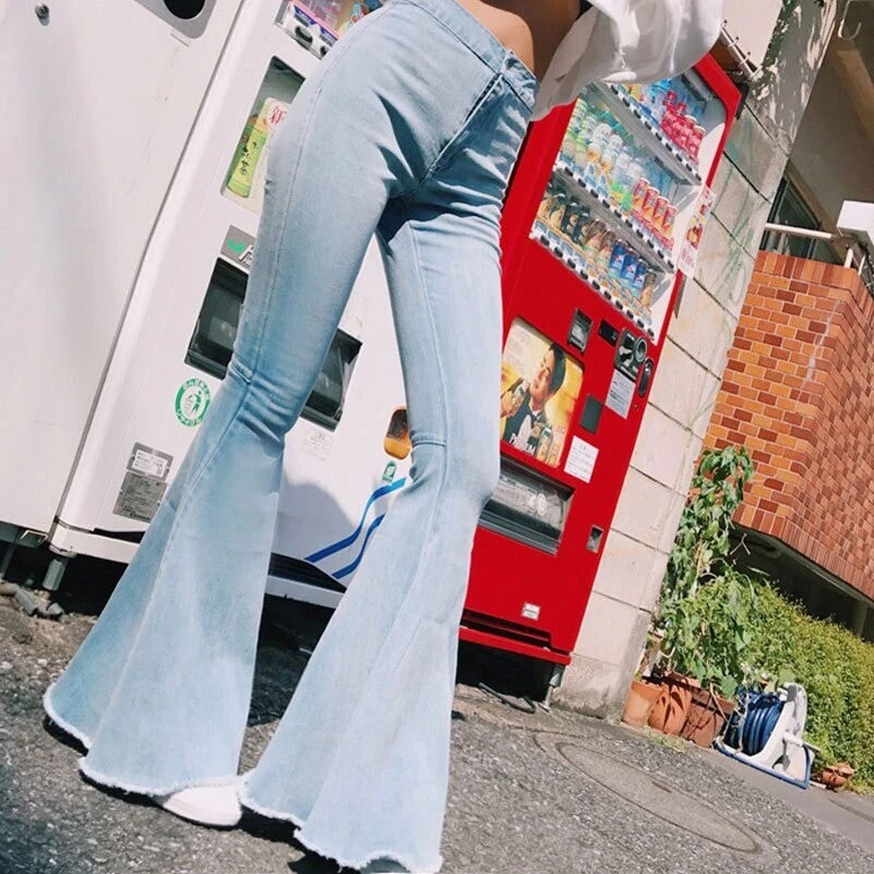 Bell bottom cheap jeans hippie