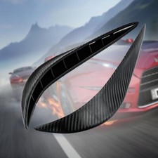 2x Universal Front Car Bumper Corner Rubber Protector Anti-collision Guard Lip