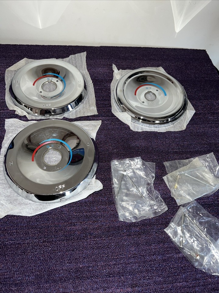 New Moen Monticello Sketch Plate 94986 Chrome Original, Including