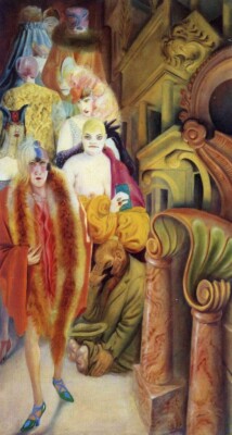 Big City Otto Dix 1928 Weimar Berlin Nightlife Portrait German New Objectivity